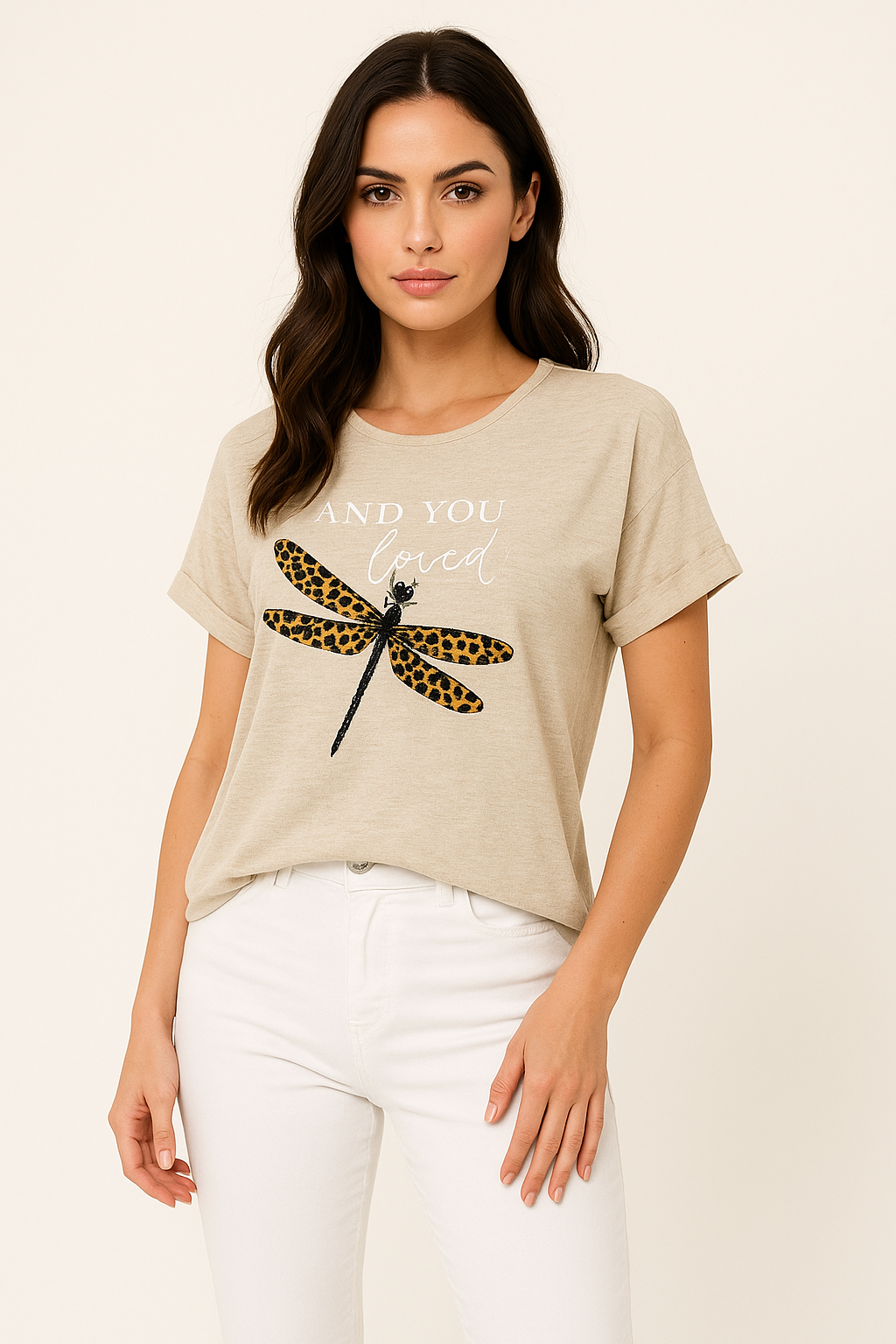 Tuscany Glow — Beige Blouse