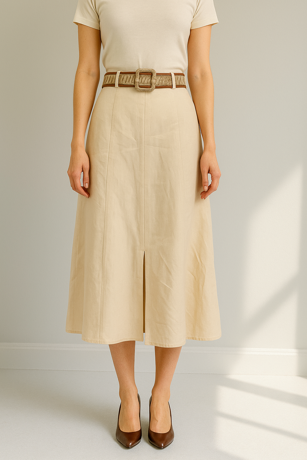 Viennese Twilight Skirt Beige