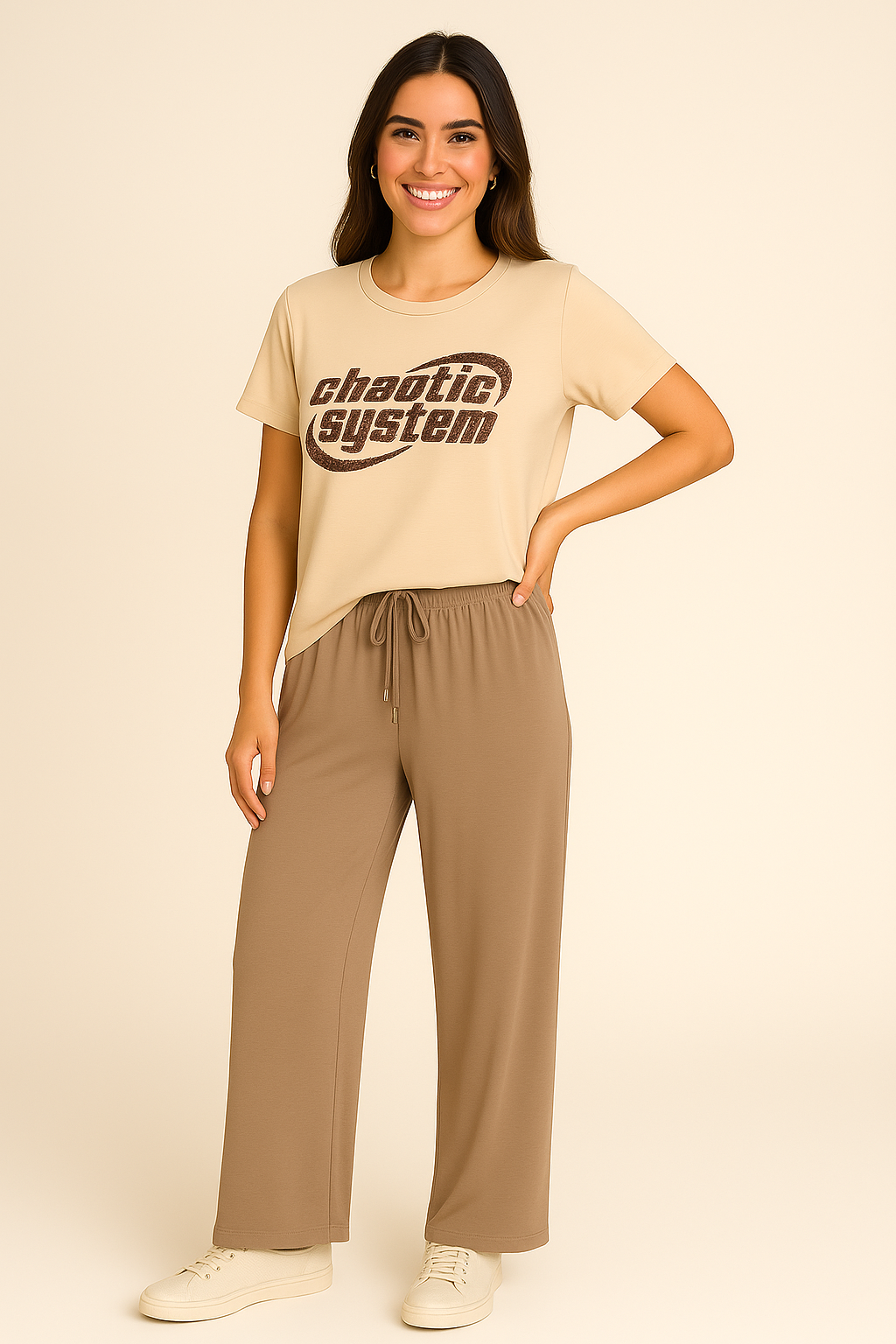 Desert Soft Trouser Set – Beige