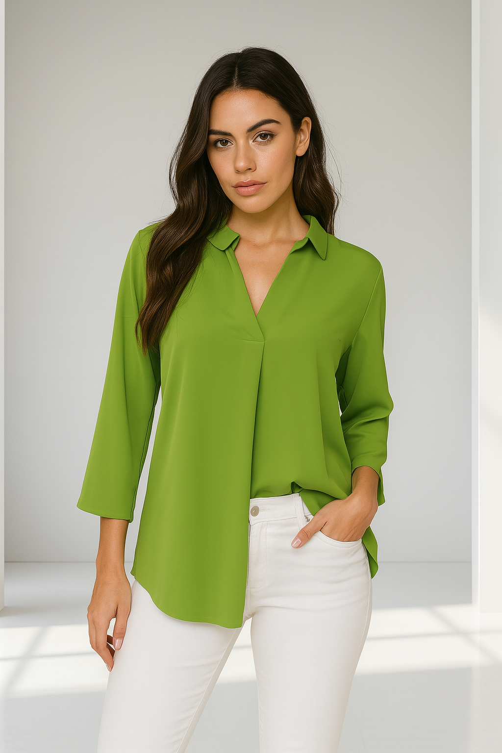 kovira-blouse-lime-green