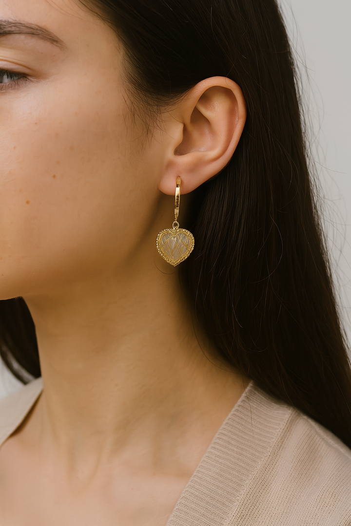 Frosted Radiance Earrings