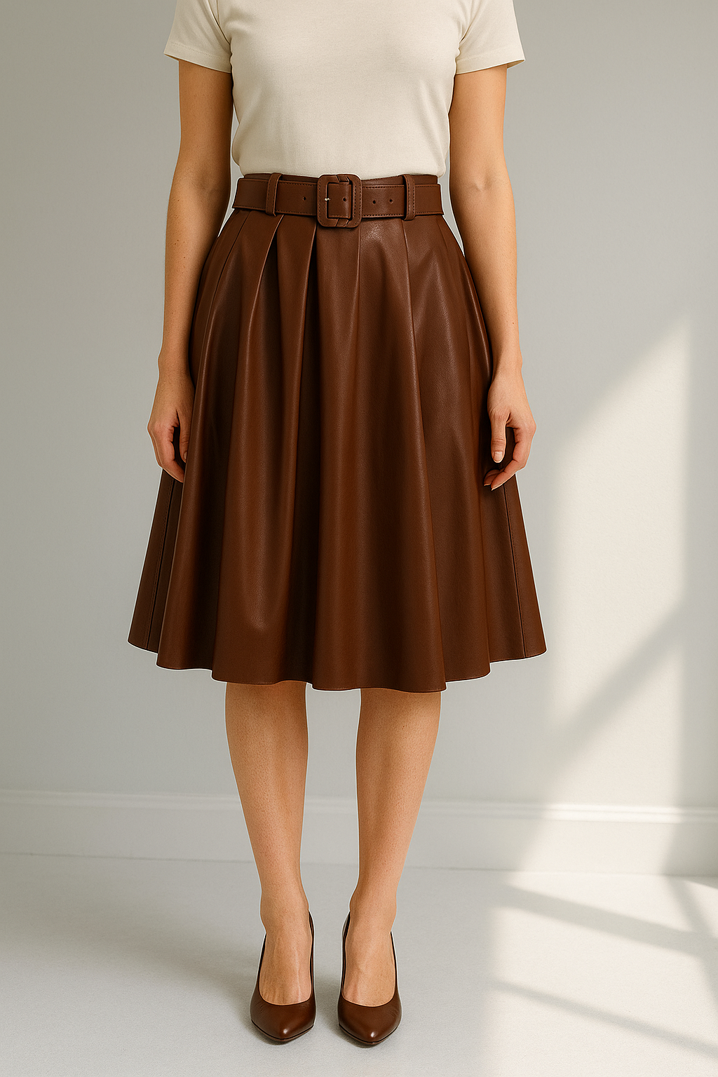 Prague Cider Brown Skirt Brown
