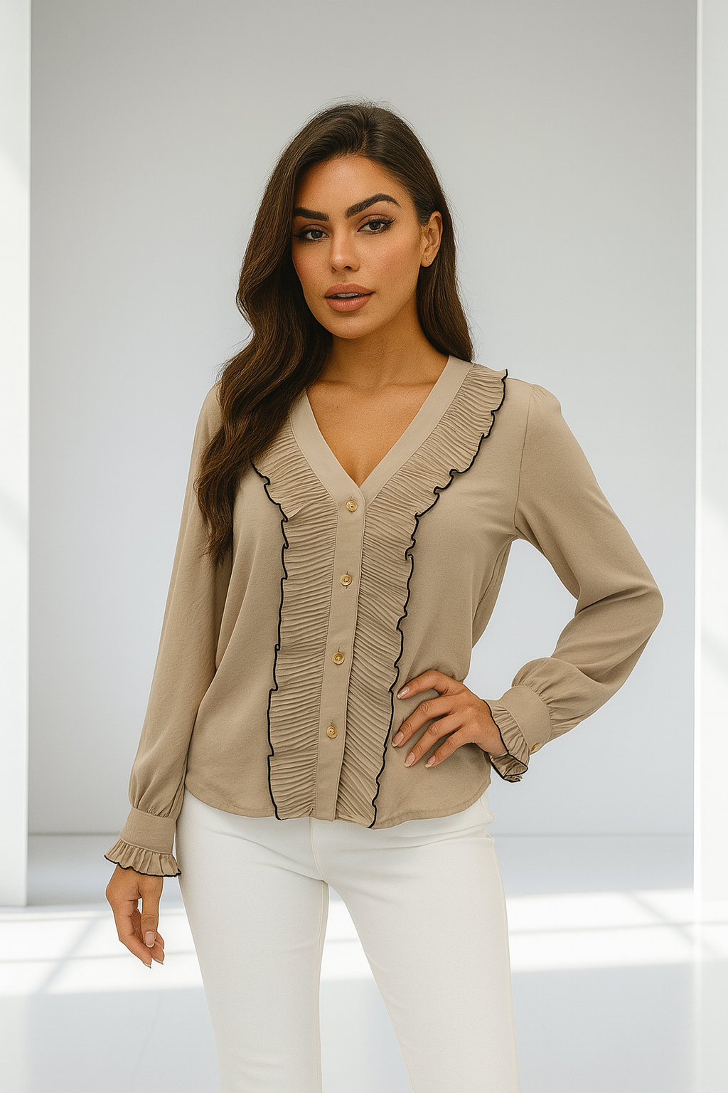 karyna-curve-blouse-khakhi