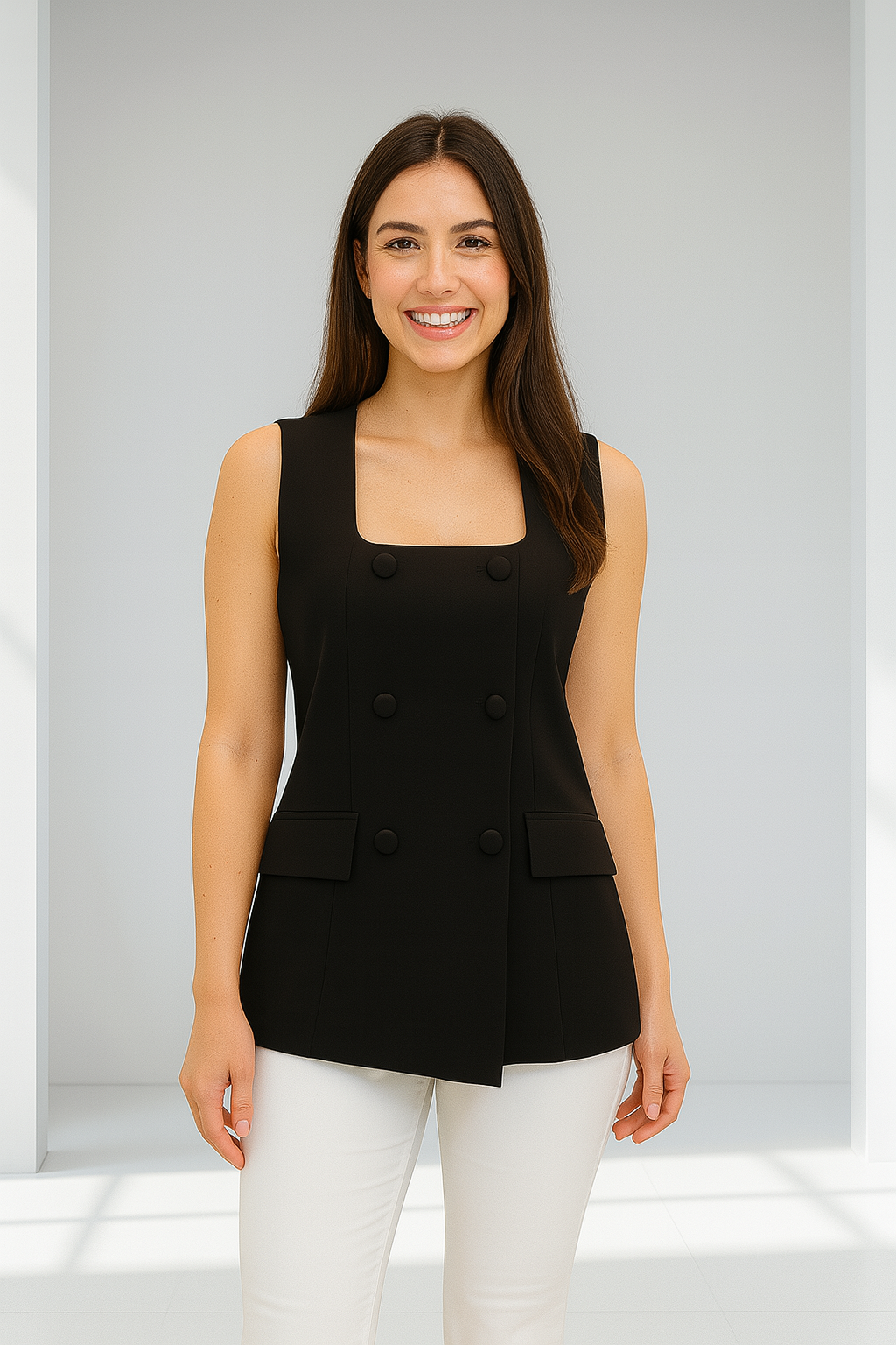 Tatiana Vest BLACK