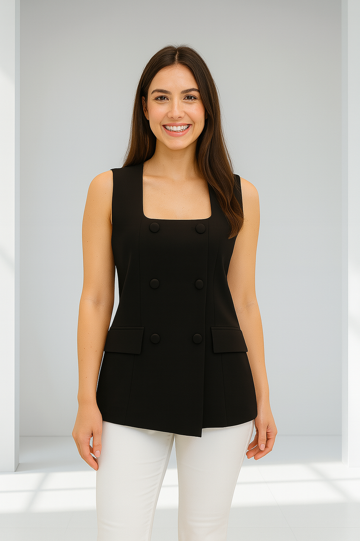Tatiana Vest BLACK