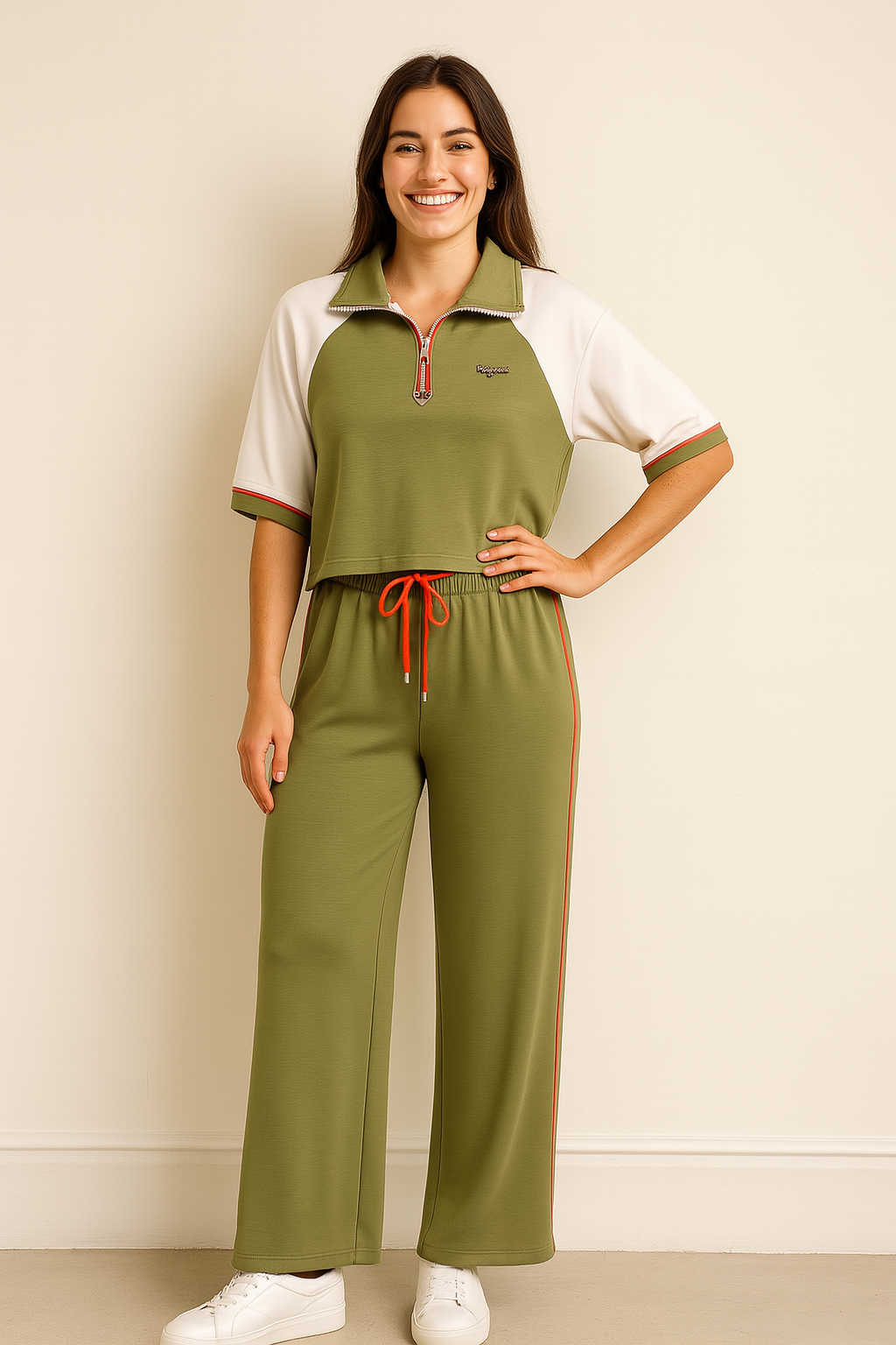 Olive Breeze Trouser Set – Olive