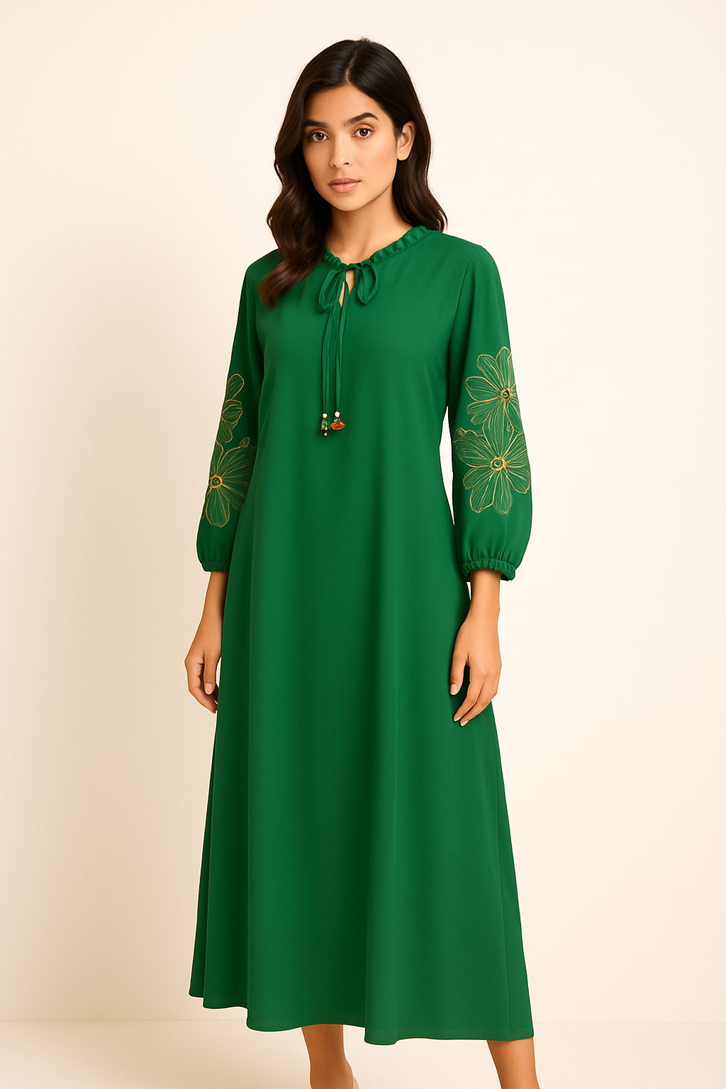 Garden Muse Dress - Green