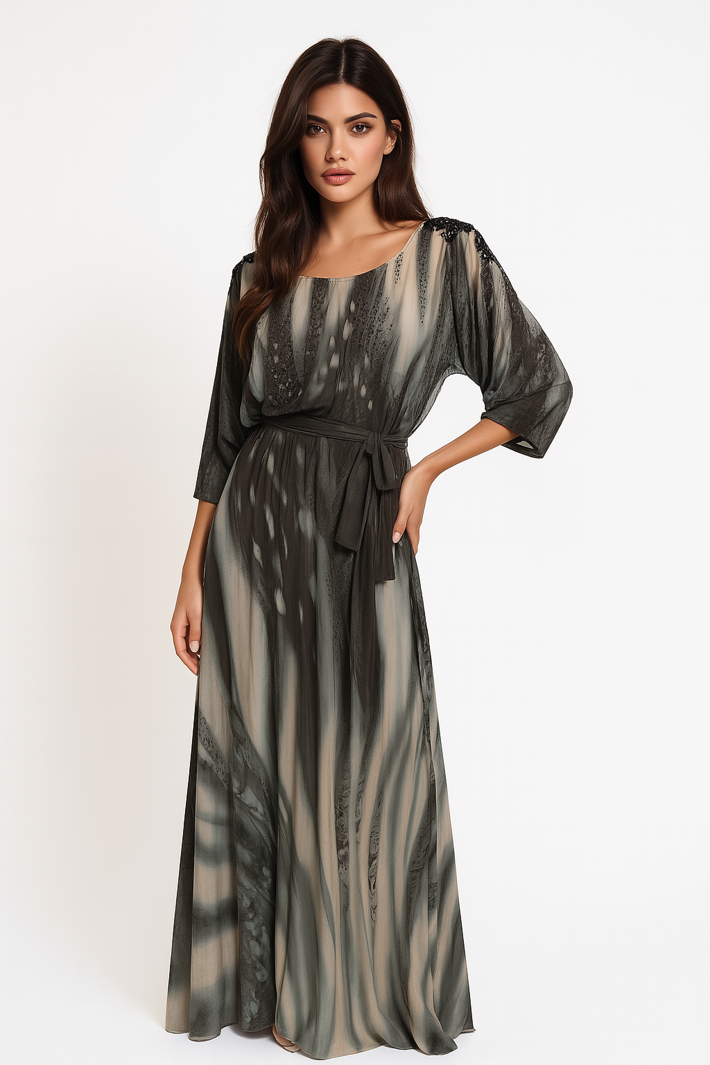 Cool Slate Dress - Gray