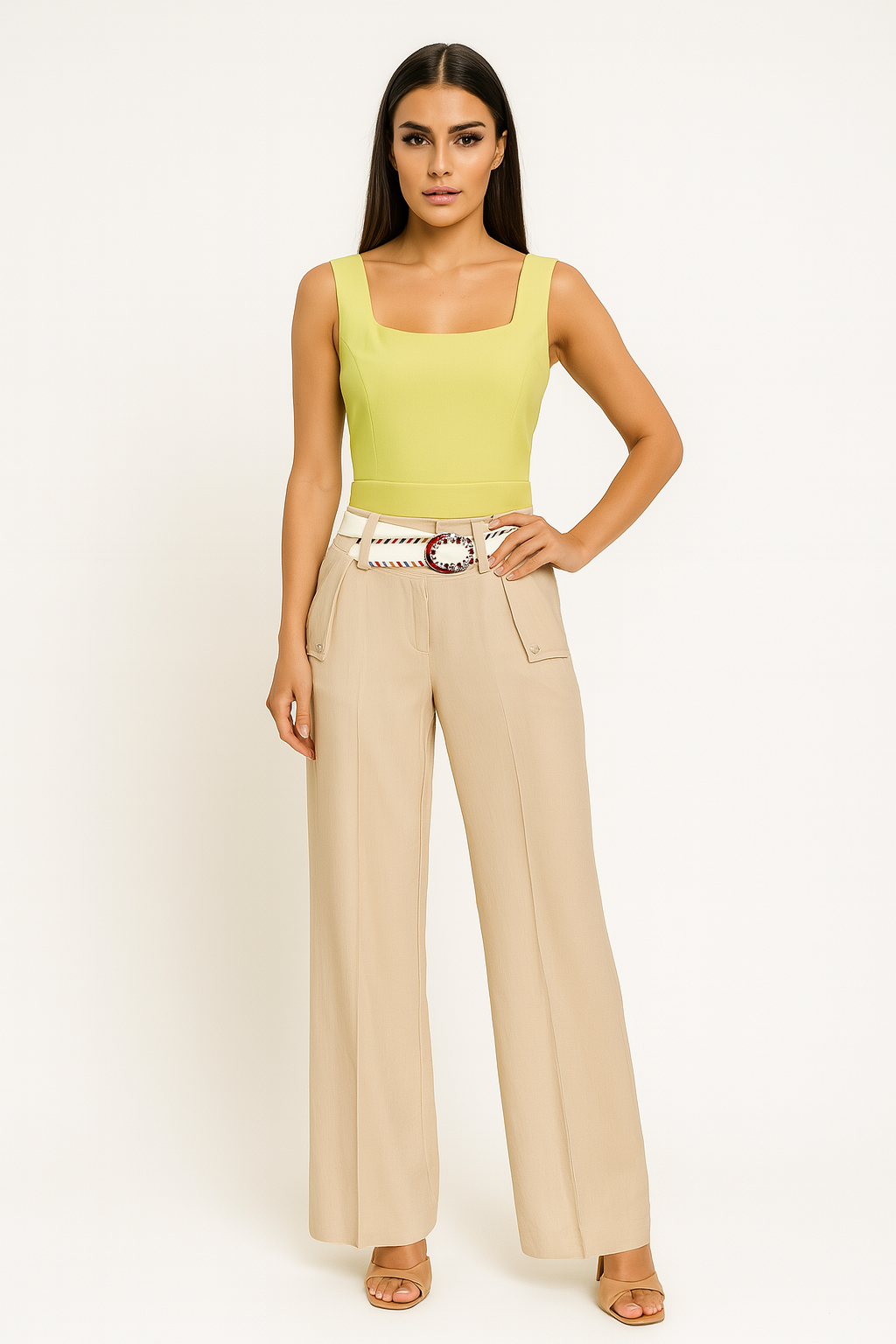 Sunkissed Linen Trouser