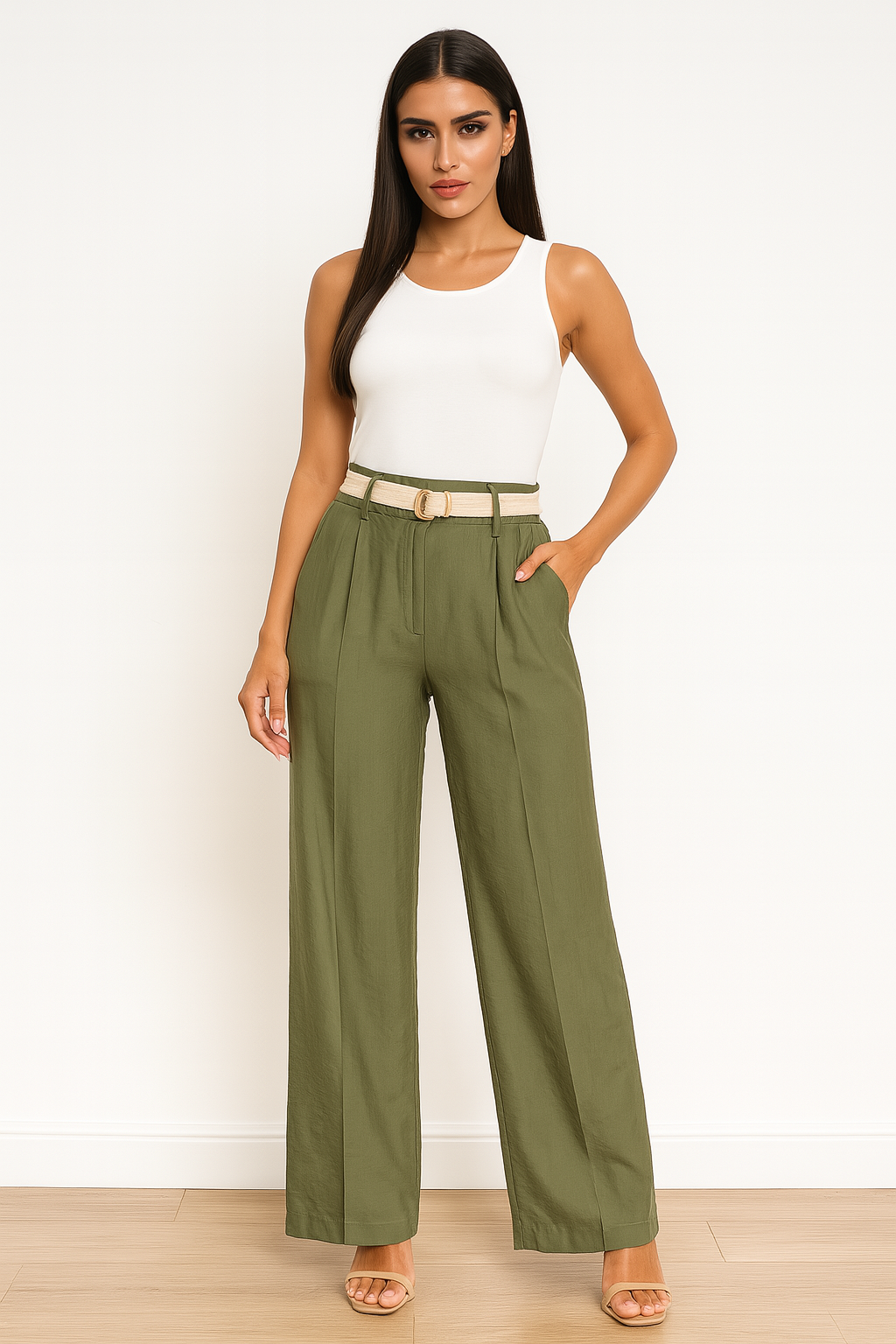 Olive Shore Trouser