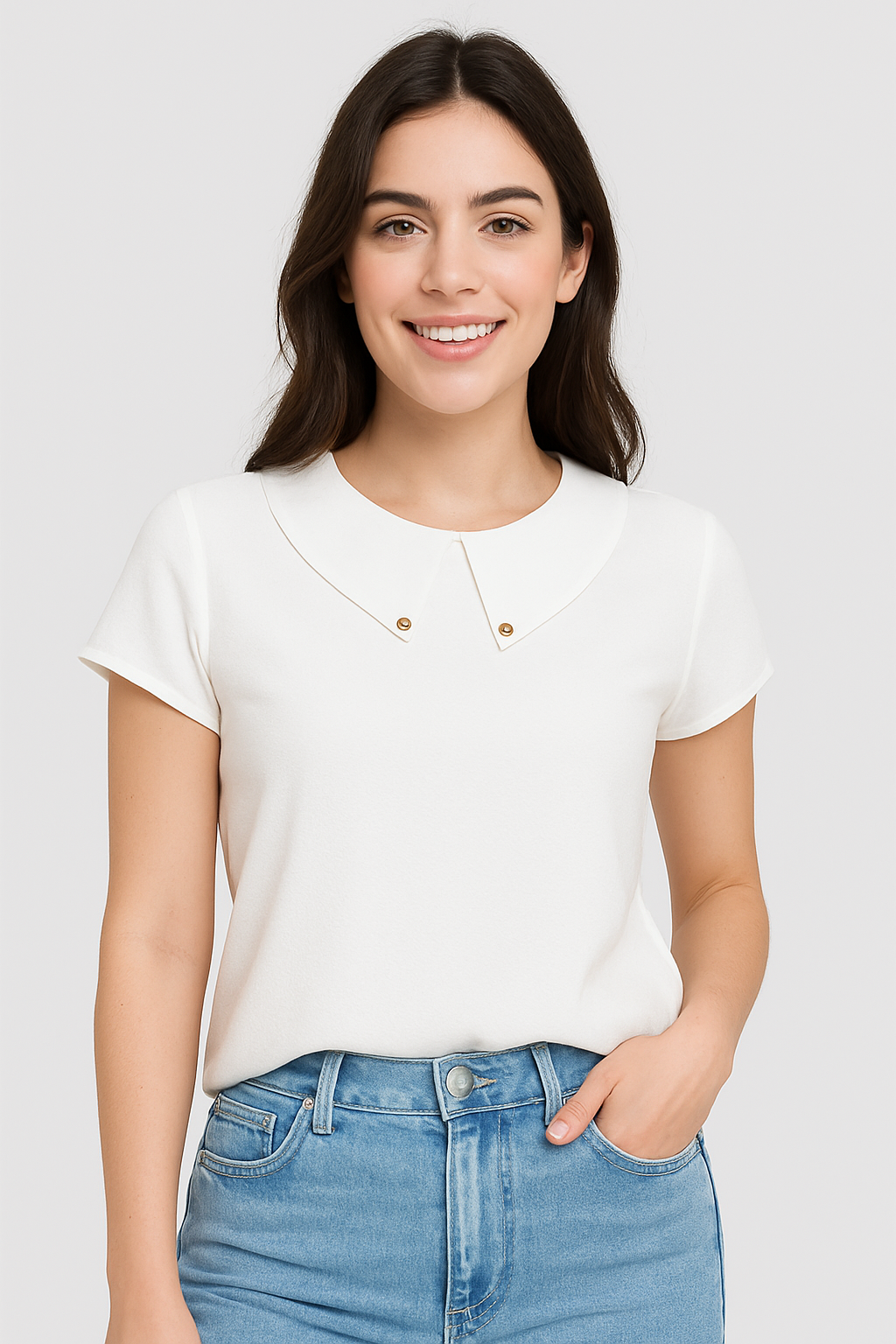 Florence Aura — White Blouse