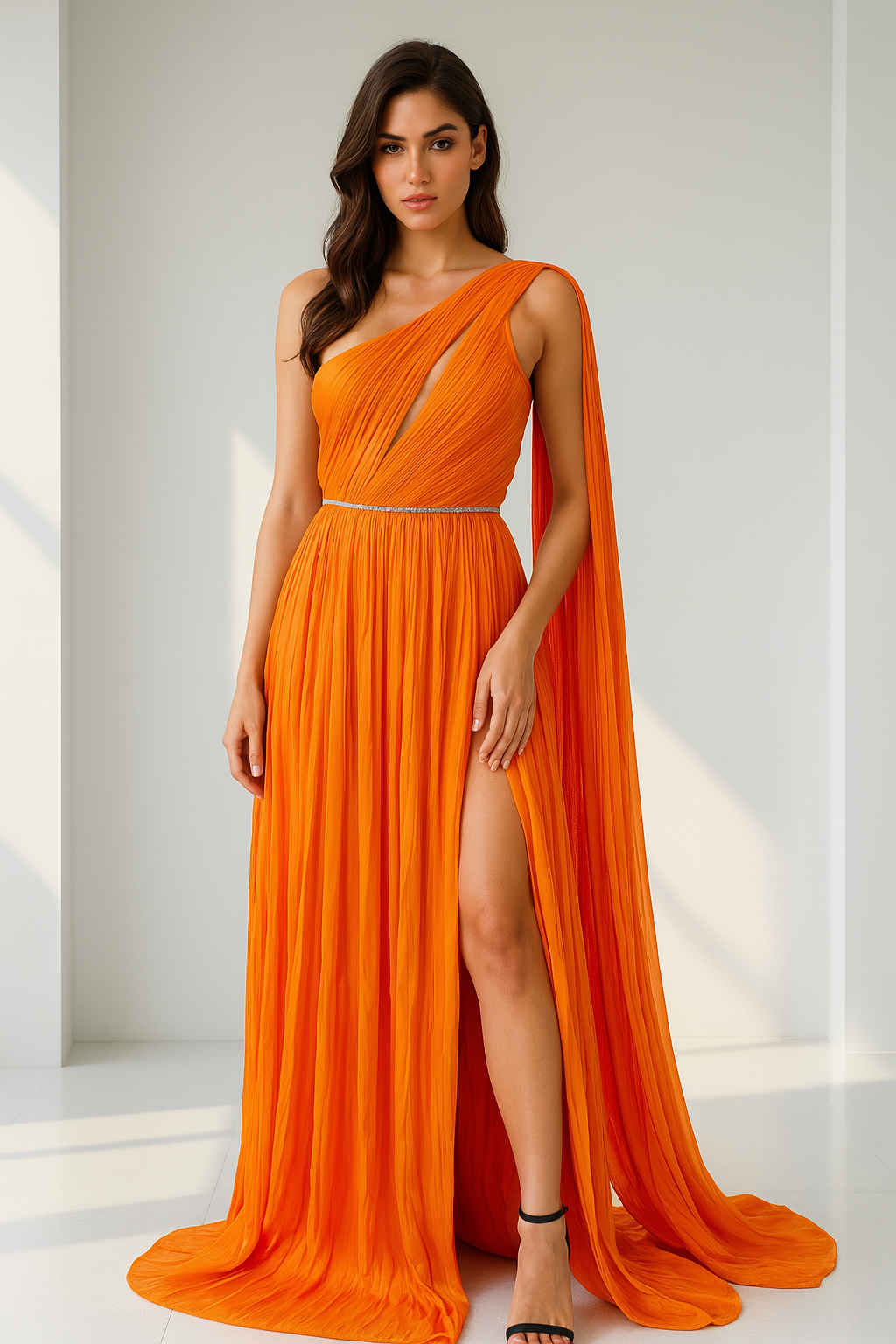 Tangerine Skies Dress - Orange
