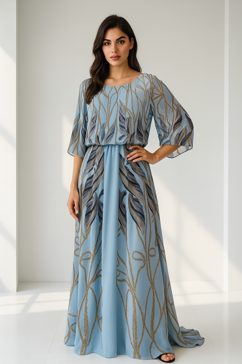 Blue Mist Maxi - Blue