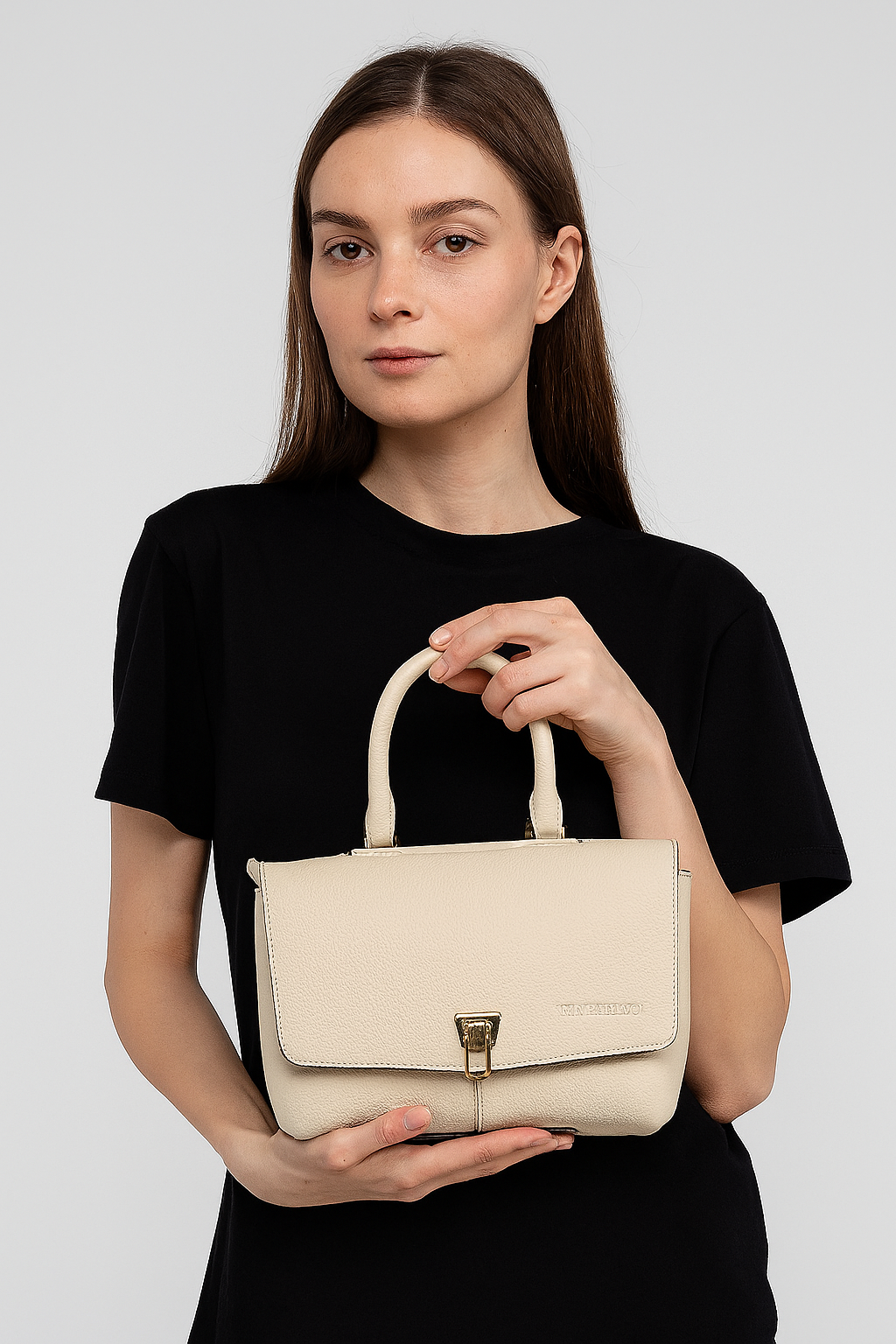 Tony Bellucci Ivory Bloom Bag