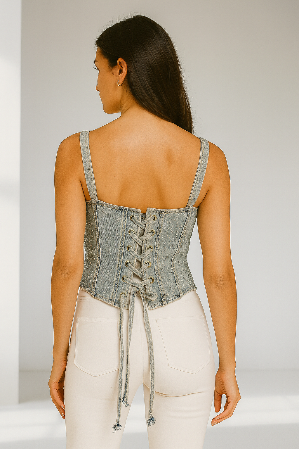 Irina Vest BLUE-DENIM