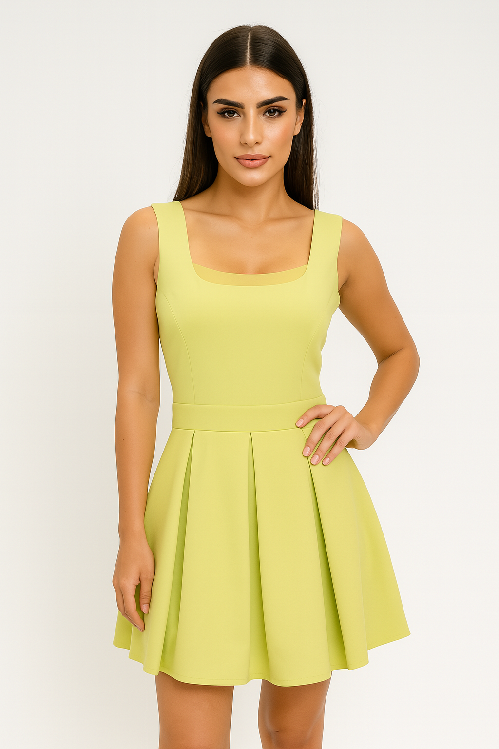 shine-dress-lime