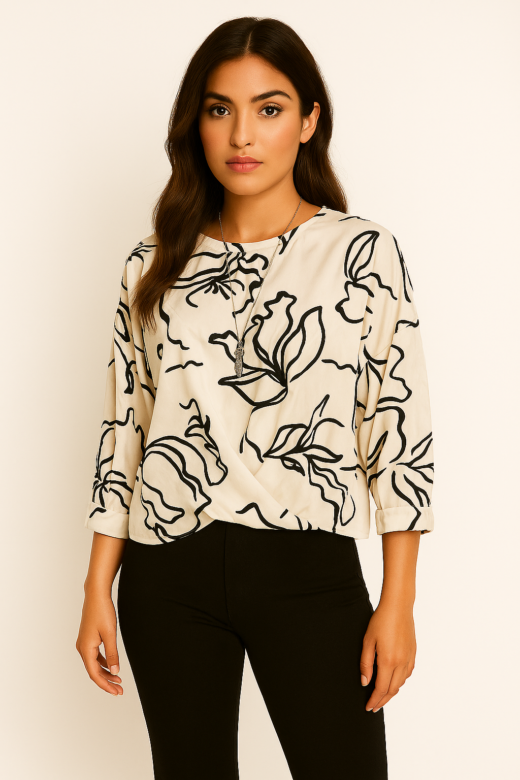 tazara-muse-blouse-cream-black