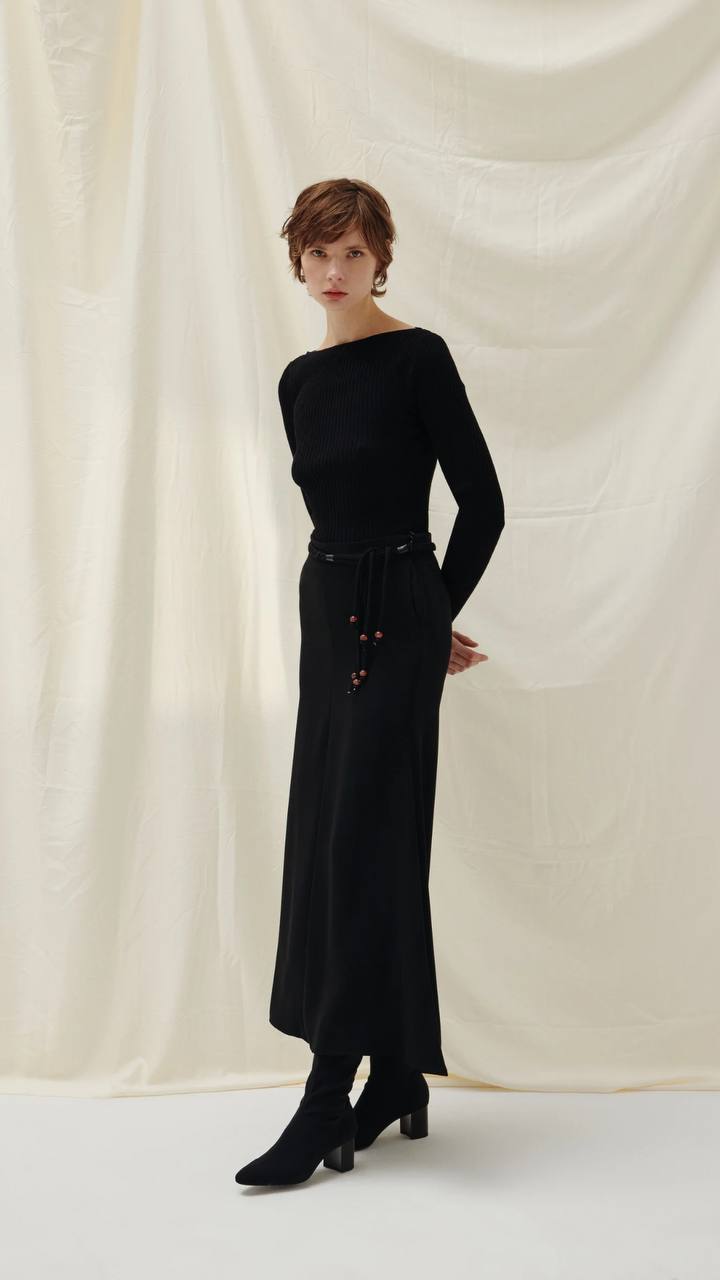 Black Moscow Gala Skirt