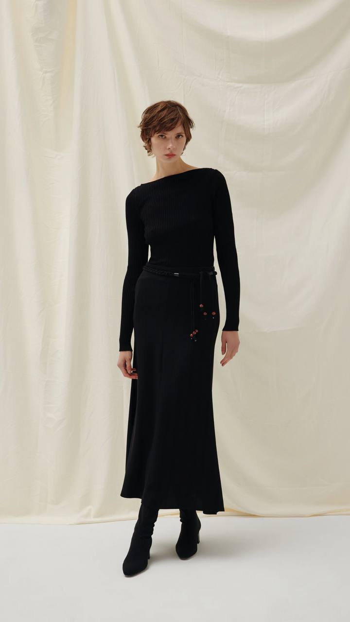 Black Moscow Gala Skirt