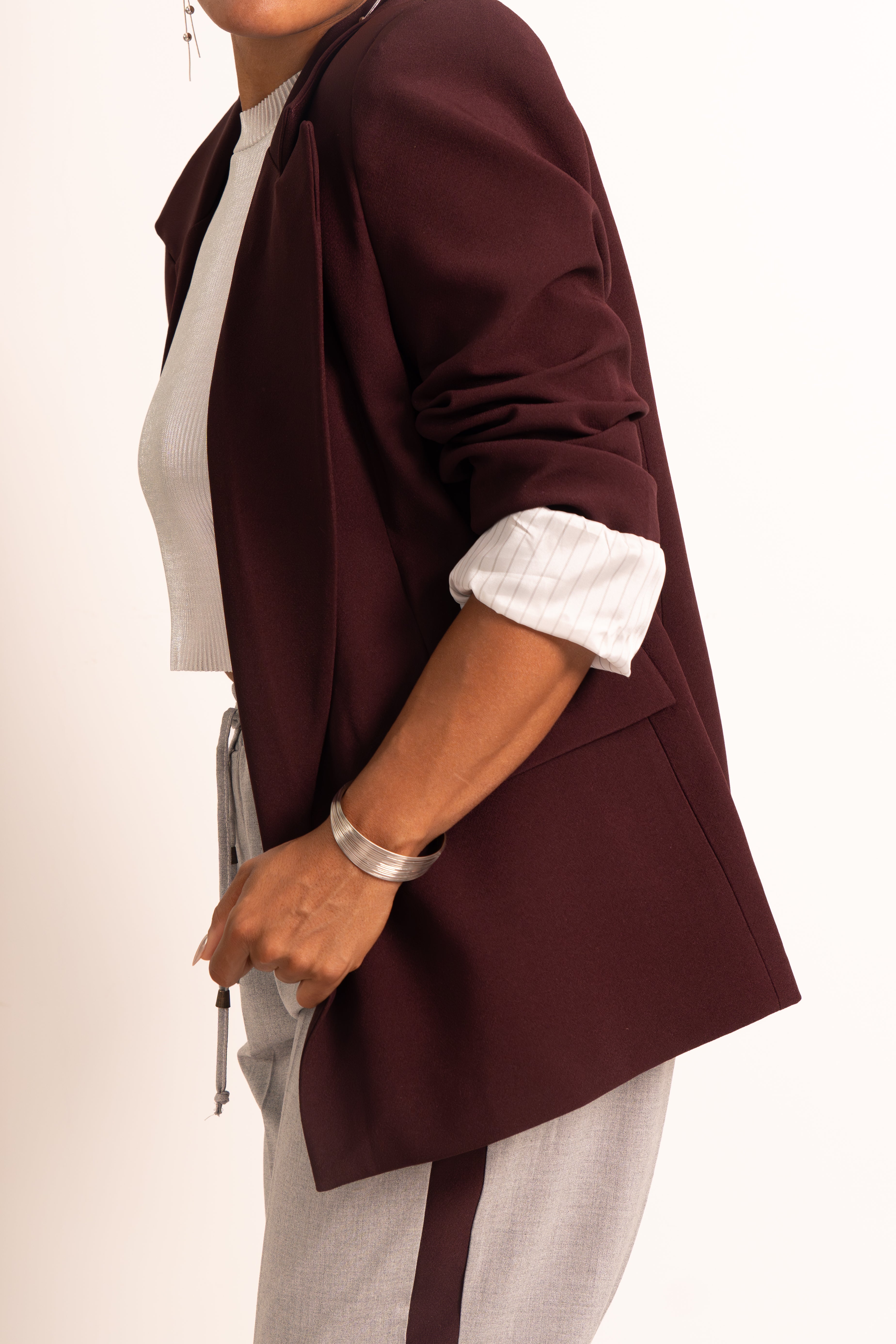 Sleek Silver Cuff Bracelet