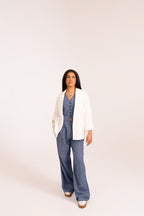 Light Blue Buttoned Set