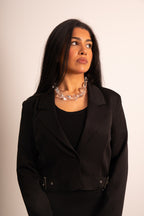 Structured Black Formal Jacket