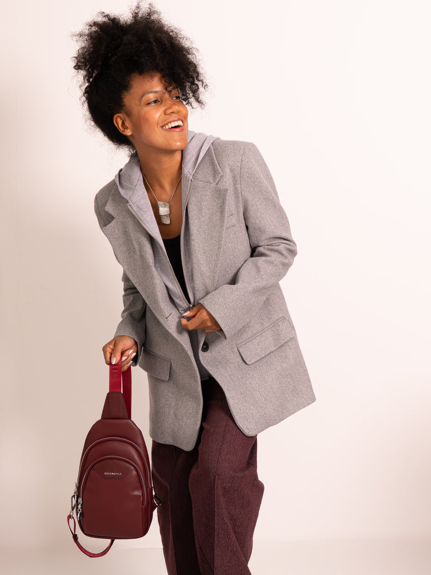 Structured Grey Winter Blazer