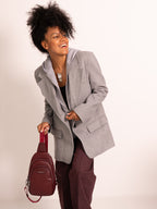 Structured Grey Winter Blazer