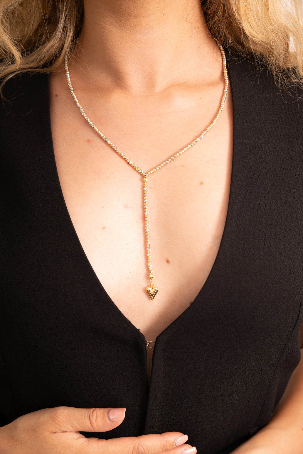 Fine Linear Gold Necklace