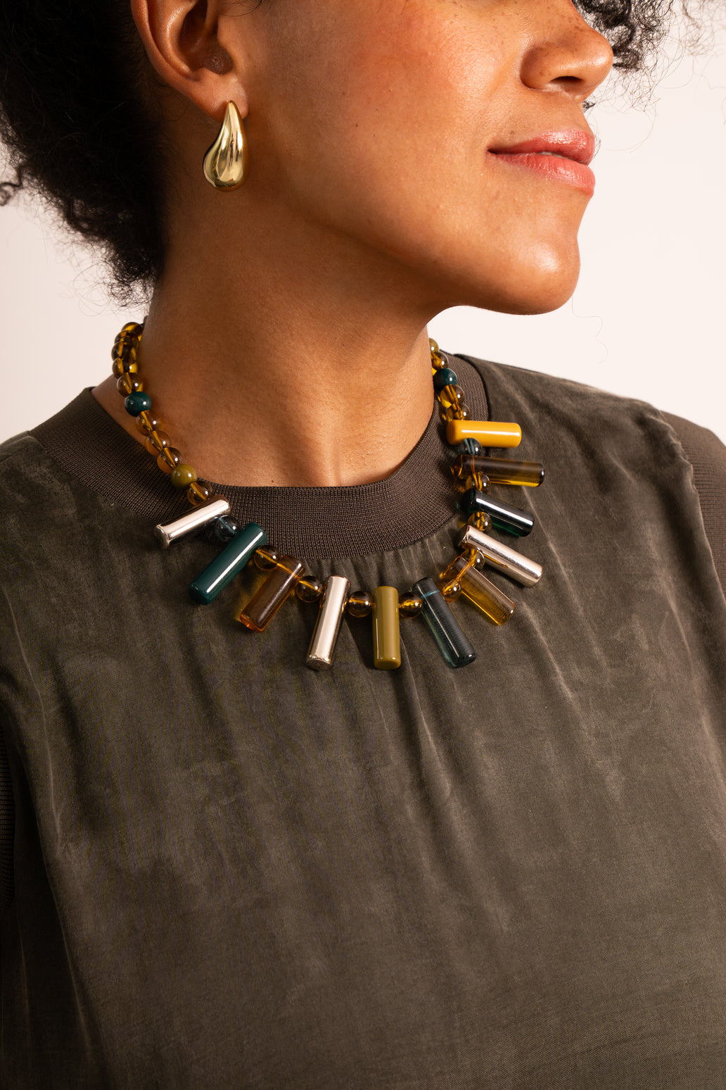 Multi-Tone Artisanal Necklace