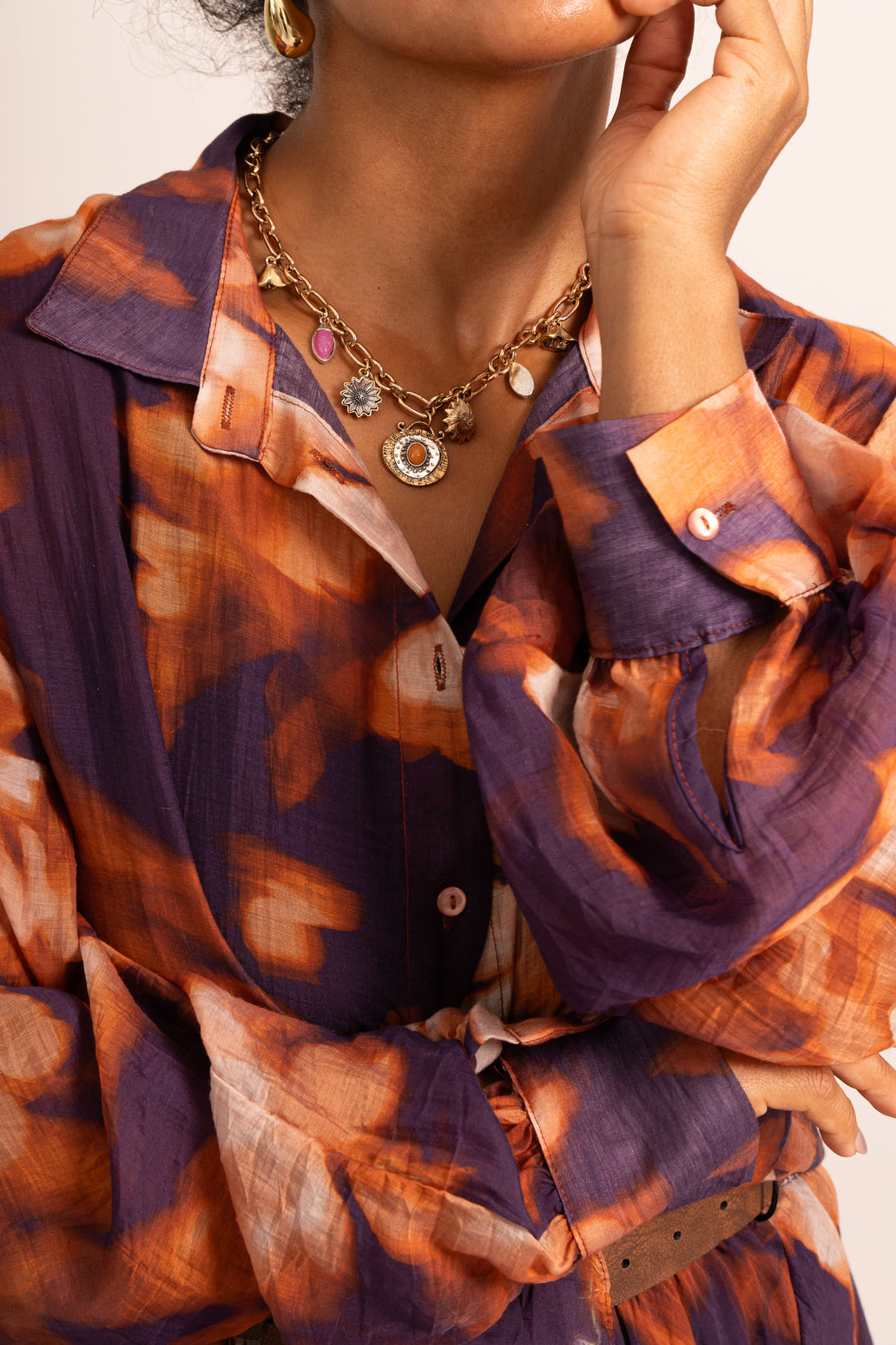 Triple-Layer Gold Necklace