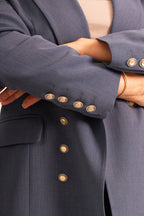 Navy Blue Tailored Suit