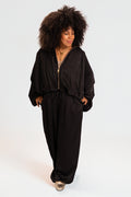 Satin Black 2-Piece Set