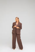 Coffee Brown Tailored Suit