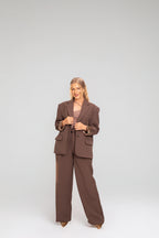Coffee Brown Tailored Suit