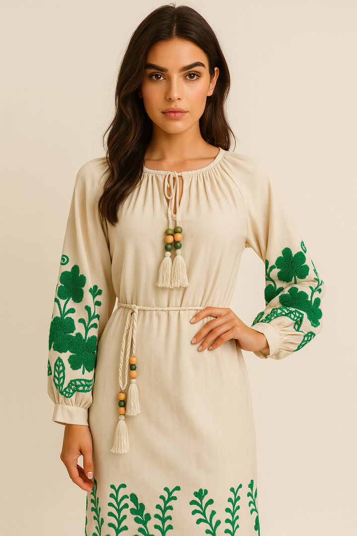 Mint Cream Garden Dress