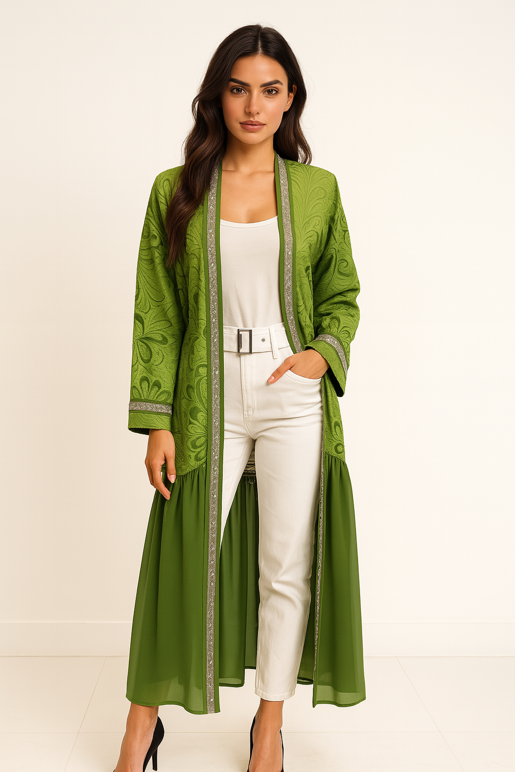 Olive Meadow Dress