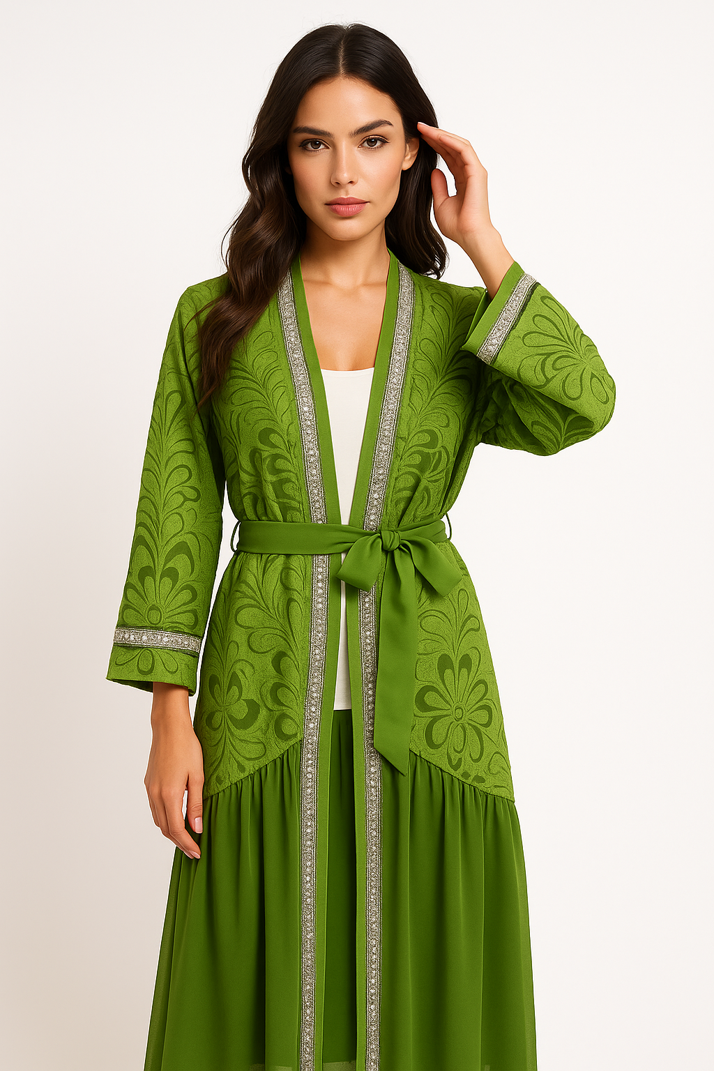 Olive Meadow Dress