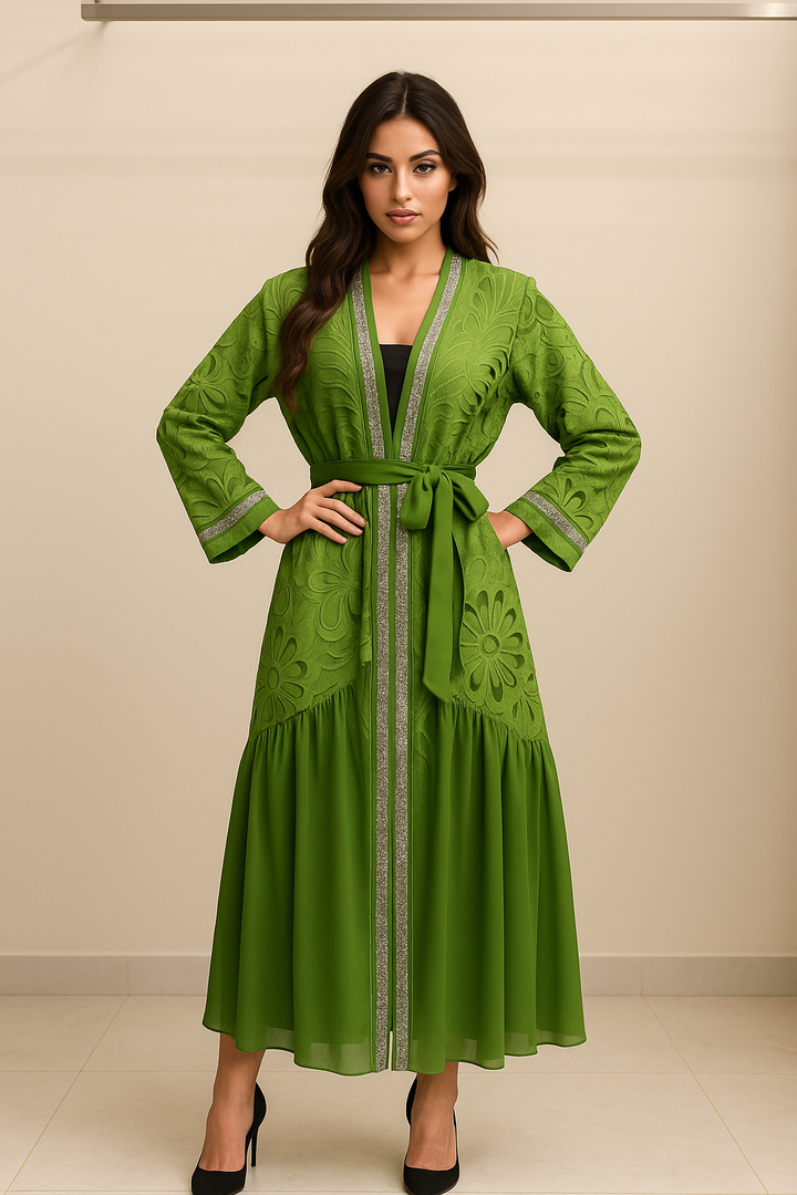Olive Meadow Dress