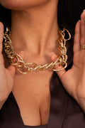 Chunky Gold Choker Necklace