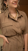 Soft Tailored Brown Co-Ord Set